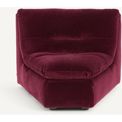 AM.PM Sillón en ángulo modular de terciopelo, GIULIANO. Color AM.PM Sillón en ángulo modular de terciopelo, GIULIANO. Color