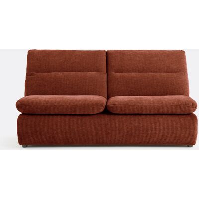 La Redoute Sofá de 2 plazas de terciopelo gofrado ERABLE. Talla 2 plazas. Color La Redoute Sofá de 2 plazas de terciopelo gofrado ERABLE. Talla 2 plazas. Color