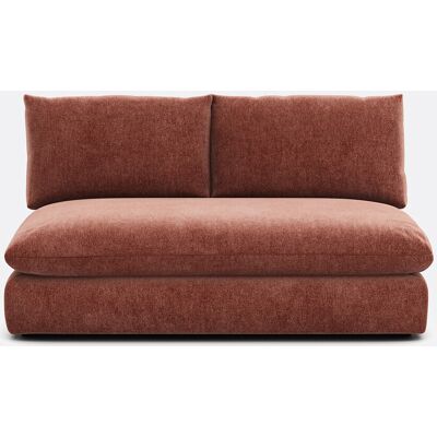 La Redoute Módulo tipo banco de 2 plazas para sofá modular, en poliéster jaspeado, MALO. Talla 2 plazas. Color La Redoute Módulo tipo banco de 2 plazas para sofá modular, en poliéster jaspeado, MALO. Talla 2 plazas. Color