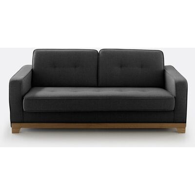 La Redoute Interieurs - Ajis - Antracita - Polyester - Sofá cama La Redoute Interieurs - Ajis - Antracita - Polyester - Sofá cama