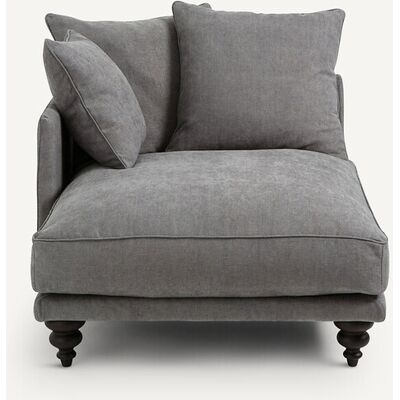 AM.PM - Lazare - Taupe-gris - Viscosa-poliéster - Chaise longue AM.PM - Lazare - Taupe-gris - Viscosa-poliéster - Chaise longue
