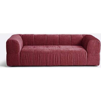 La Redoute Sofá de 3 plazas recto en terciopelo grueso, LIZZY. Talla 3 plazas. Color La Redoute Sofá de 3 plazas recto en terciopelo grueso, LIZZY. Talla 3 plazas. Color