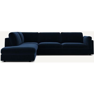 AM.PM Sofá cama con chaise longue angular, terciopelo, CÉSAR. Color AM.PM Sofá cama con chaise longue angular, terciopelo, CÉSAR. Color