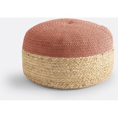 LA REDOUTE INTERIEURS Pouf bicolor de yute Popayan - Pouf LA REDOUTE INTERIEURS Pouf bicolor de yute Popayan - Pouf