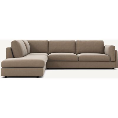 AM.PM Sofá cama con chaise longue angular, terciopelo, CÉSAR. Color AM.PM Sofá cama con chaise longue angular, terciopelo, CÉSAR. Color
