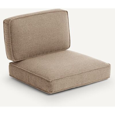 Alm.pm Cojines de poliéster beige para sillón Dilma Alm.pm Cojines de poliéster beige para sillón Dilma