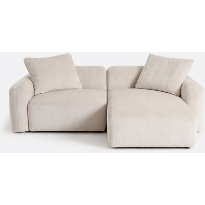 La Redoute Sofá modular con chaise longue de chenilla jacquard, esquina derecha, AMAD. Talla ángulo derecho. Color La Redoute Sofá modular con chaise longue de chenilla jacquard, esquina derecha, AMAD. Talla ángulo derecho. Color