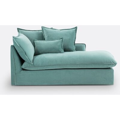 La Redoute Chaise longue derecho desenfundable de terciopelo, ODNA. Talla Chaise longue esquina derecha. Color La Redoute Chaise longue derecho desenfundable de terciopelo, ODNA. Talla Chaise longue esquina derecha. Color