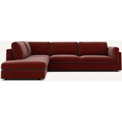 AM.PM Sofá cama con chaise longue angular, terciopelo, CÉSAR. Color AM.PM Sofá cama con chaise longue angular, terciopelo, CÉSAR. Color