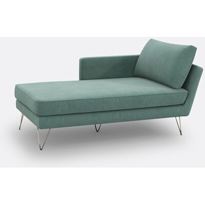 La Redoute Interiors Sofá Longue de Terciopelo Topim - Diseño Vintage Moderno La Redoute Interiors Sofá Longue de Terciopelo Topim - Diseño Vintage Moderno