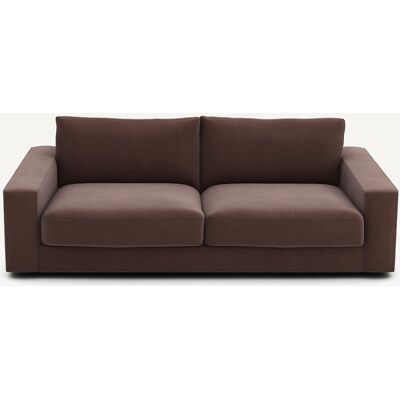 AM.PM Sofá cama de 3 plazas de terciopelo de lino, SKANDER. Color AM.PM Sofá cama de 3 plazas de terciopelo de lino, SKANDER. Color