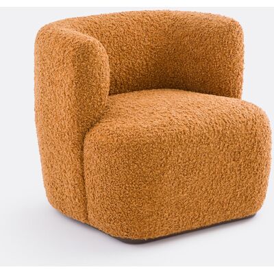 Sillón Nidou de La Redoute Interieurs - Diseño Redondo - Marrón Sillón Nidou de La Redoute Interieurs - Diseño Redondo - Marrón