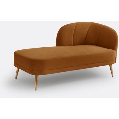 LA REDOUTE INTERIEURS - Leone - Marrón - Chaise longue LA REDOUTE INTERIEURS - Leone - Marrón - Chaise longue