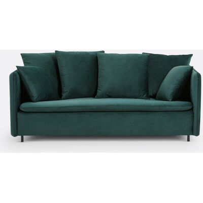 La Redoute Sofá cama de 3 plazas, terciopelo, Ivete. Talla 3 plazas. Color La Redoute Sofá cama de 3 plazas, terciopelo, Ivete. Talla 3 plazas. Color