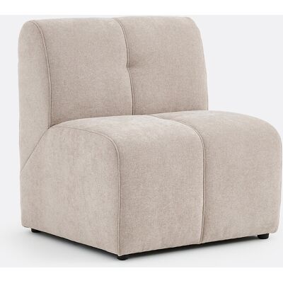 La Redoute Elemento de sillón de mesa modular, 1 plaza, en chenilla fina, ANETA. Talla 1 plaza. Color La Redoute Elemento de sillón de mesa modular, 1 plaza, en chenilla fina, ANETA. Talla 1 plaza. Color
