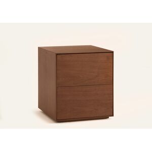 AM.PM Pedestal De Escritorio Con 2 Cajones De MDF Chapado En Nogal, MIKUBE. Talla talla única. Color AM.PM Pedestal De Escritorio Con 2 Cajones De MDF Chapado En Nogal, MIKUBE. Talla talla única. Color