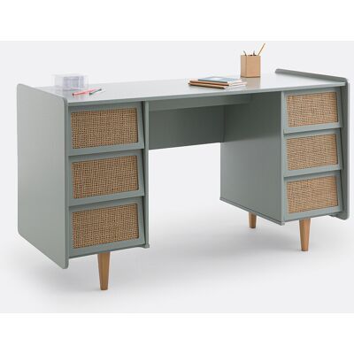 La Redoute INTERIEURS Escritorio De Doble Pedestal Con 6 Cajones, Kaya. Talla talla única. Color La Redoute INTERIEURS Escritorio De Doble Pedestal Con 6 Cajones, Kaya. Talla talla única. Color
