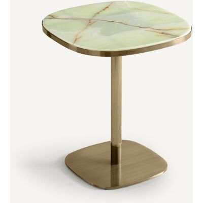 AM.PM Mesa de café con superficie jade Ø60 cm Lixfeld. Color AM.PM Mesa de café con superficie jade Ø60 cm Lixfeld. Color