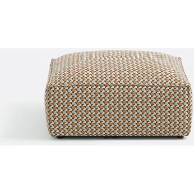 LA REDOUTE INTERIEURS Seven Blanco Origami jacquard Modular Pouf LA REDOUTE INTERIEURS Seven Blanco Origami jacquard Modular Pouf