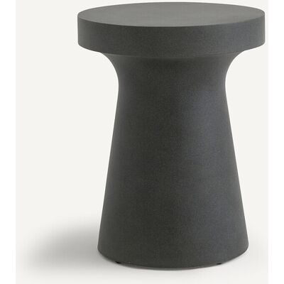 AM.PM Mesa auxiliar de jardín - Piedra rocosa, 35cm, Gris - Mesa auxiliar AM.PM Mesa auxiliar de jardín - Piedra rocosa, 35cm, Gris - Mesa auxiliar