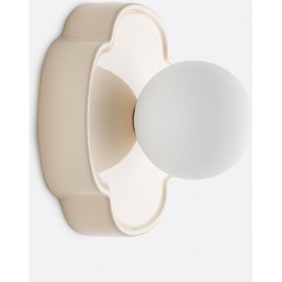 La Redoute INTERIEURS Aplique O Plafón De Flor, Cerámica Y Cristal Opalino, Diámetro 20 Cm, HOLI. Talla talla única. Color La Redoute INTERIEURS Aplique O Plafón De Flor, Cerámica Y Cristal Opalino, Diámetro 20 Cm, HOLI. Talla talla única. Color