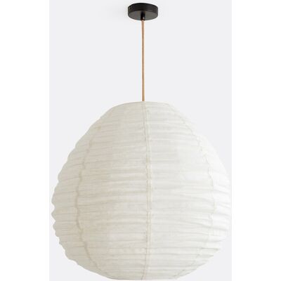 La Redoute INTERIEURS Lámpara De Techo De Tela De Yute Ø55 Cm, Robia. Talla talla única. Color La Redoute INTERIEURS Lámpara De Techo De Tela De Yute Ø55 Cm, Robia. Talla talla única. Color