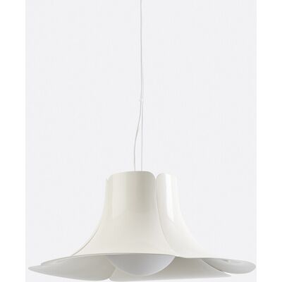 La Redoute INTERIEURS Lámpara De Techo Colgante Con Pétalos De Metal, Hierro Y Opalina, Ø48 Cm, Tessen. Talla talla única. Color La Redoute INTERIEURS Lámpara De Techo Colgante Con Pétalos De Metal, Hierro Y Opalina, Ø48 Cm, Tessen. Talla talla única. Color