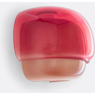 La Redoute Interieurs Lámpara de Pared de Vidrio Rojo Kinoko - Aplique La Redoute Interieurs Lámpara de Pared de Vidrio Rojo Kinoko - Aplique