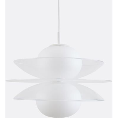 La Redoute INTERIEURS Lámpara Para Suspensión De Plexiglás Y Vidrio Opalino, Okara. Talla talla única. Color La Redoute INTERIEURS Lámpara Para Suspensión De Plexiglás Y Vidrio Opalino, Okara. Talla talla única. Color