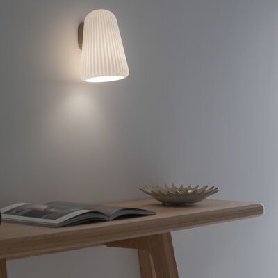 Am.pm Fosca Lámpara de Pared - Vidrio Opalino, Metal, Blanco - Lámpara de Pared Am.pm Fosca Lámpara de Pared - Vidrio Opalino, Metal, Blanco - Lámpara de Pared