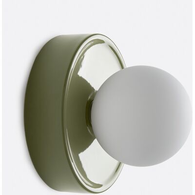 La Redoute INTERIEURS Aplique O Plafón, Redondo, En Cerámica Y Vidrio Opalino, Diámetro 16,8 Cm, HOLI. Talla talla única. Color La Redoute INTERIEURS Aplique O Plafón, Redondo, En Cerámica Y Vidrio Opalino, Diámetro 16,8 Cm, HOLI. Talla talla única. Color