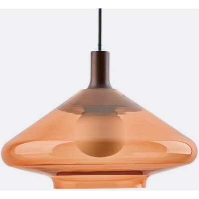 La Redoute INTERIEURS Lámpara Colgante De Vidrio De Color, Diámetro 37,8 Cm, SORELLE. Talla talla única. Color La Redoute INTERIEURS Lámpara Colgante De Vidrio De Color, Diámetro 37,8 Cm, SORELLE. Talla talla única. Color