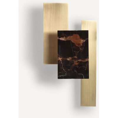 Am.pm Luz de Pared de Mármol y Latón - Acabado Antiguo - Lámpara de Pared Am.pm Luz de Pared de Mármol y Latón - Acabado Antiguo - Lámpara de Pared