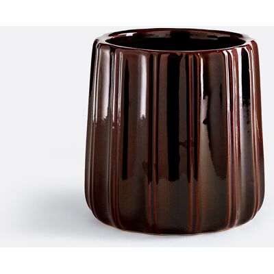 La Redoute INTERIEURS Macetero De Cerámica En Relieve, Diámetro 20 Cm, LYNOA. Talla talla única. Color La Redoute INTERIEURS Macetero De Cerámica En Relieve, Diámetro 20 Cm, LYNOA. Talla talla única. Color