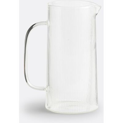 LA REDOUTE INTERIEURS - Jarra Stria - Cristal estriado vertical - 1,6L LA REDOUTE INTERIEURS - Jarra Stria - Cristal estriado vertical - 1,6L