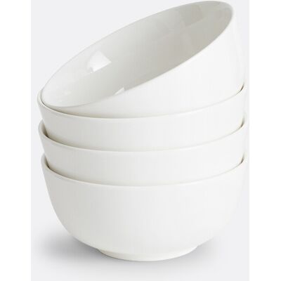 La Redoute Interieurs Juego de 4 cuencos de porcelana Ginny - Blanco La Redoute Interieurs Juego de 4 cuencos de porcelana Ginny - Blanco