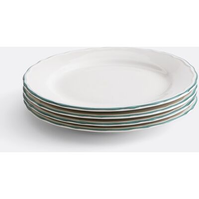 La Redoute INTERIEURS Juego De 4 Platos De Postre De Porcelana, COLOMBE. Talla talla única. Color La Redoute INTERIEURS Juego De 4 Platos De Postre De Porcelana, COLOMBE. Talla talla única. Color