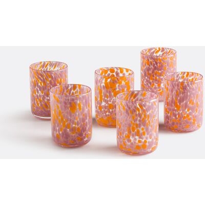 La Redoute INTERIEURS Lote De 6 Vasos De Agua De Vidrio Moteado, DOTIO. Talla talla única. Color La Redoute INTERIEURS Lote De 6 Vasos De Agua De Vidrio Moteado, DOTIO. Talla talla única. Color