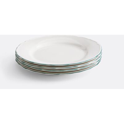 La Redoute INTERIEURS Juego De 4 Platos Llanos De Porcelana, COLOMBE. Talla talla única. Color La Redoute INTERIEURS Juego De 4 Platos Llanos De Porcelana, COLOMBE. Talla talla única. Color