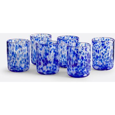 La Redoute Interieurs Vasos Dotio Azules - Pack de 6 La Redoute Interieurs Vasos Dotio Azules - Pack de 6