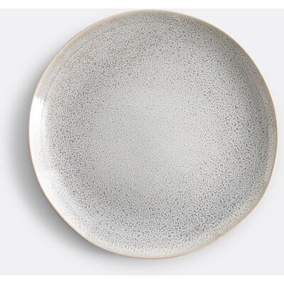Redoute Interieurs Juego de 4 Platos de Gres Gris - Vajilla Redoute Interieurs Juego de 4 Platos de Gres Gris - Vajilla