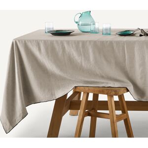 Am.pm Mantel de lino Suzy - Lino prelavado suave - 150x150 cm Am.pm Mantel de lino Suzy - Lino prelavado suave - 150x150 cm