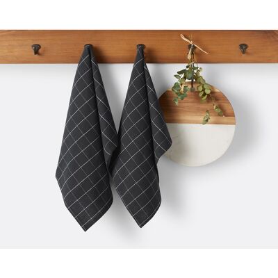 La Redoute Lote de 2 paños de cocina tejido teñido algodón/lino, Tissala. Talla lote de 2. Color La Redoute Lote de 2 paños de cocina tejido teñido algodón/lino, Tissala. Talla lote de 2. Color