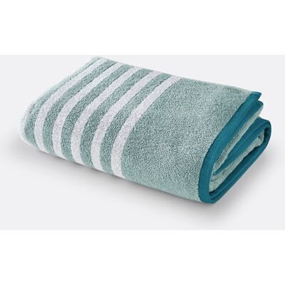 La Redoute Interieurs Toalla Maxi Rayas Azul - Baño La Redoute Interieurs Toalla Maxi Rayas Azul - Baño