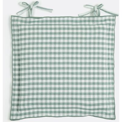 La Redoute Funda de silla de cuadros vichy, algodón y lino, Cottage. Talla 40 x 40 cm. Color La Redoute Funda de silla de cuadros vichy, algodón y lino, Cottage. Talla 40 x 40 cm. Color