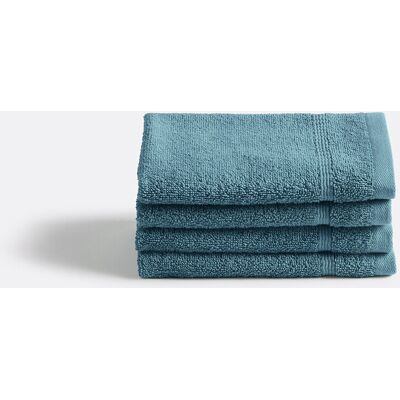 La Redoute Lote de 4 toallas de invitado de rizo 600 g/m², Zavara. Talla 40 x 40 cm. Color La Redoute Lote de 4 toallas de invitado de rizo 600 g/m², Zavara. Talla 40 x 40 cm. Color