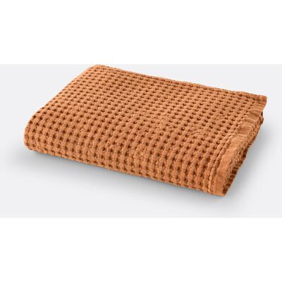 Toalla de baño de algodón con estructura de waffle de La Redoute Interieurs Toalla de baño de algodón con estructura de waffle de La Redoute Interieurs