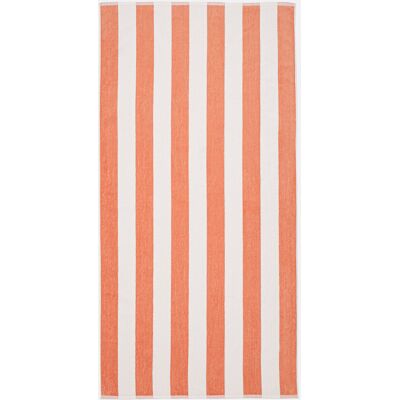 LA REDOUTE INTERIEURS Toalla de playa naranja aterciopelada - Toalla de playa LA REDOUTE INTERIEURS Toalla de playa naranja aterciopelada - Toalla de playa
