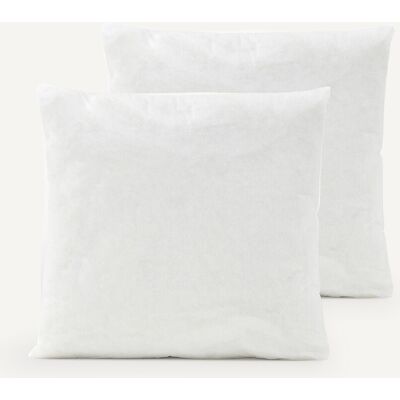 AM.PM - Pack de 2 Cojines Sintéticos 40x40 Blancos - Almohadas AM.PM - Pack de 2 Cojines Sintéticos 40x40 Blancos - Almohadas