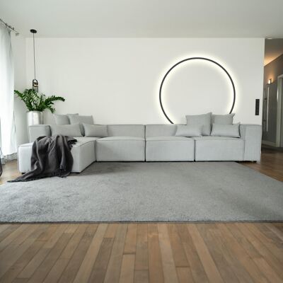 Home Deluxe Sofá modular VERONA XL - 414 x 207 cm Gris claro Home Deluxe Sofá modular VERONA XL - 414 x 207 cm Gris claro